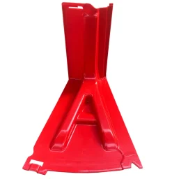 Vandsikring|ABS flodbarriere H: 52 cm udvendig kurve Rød