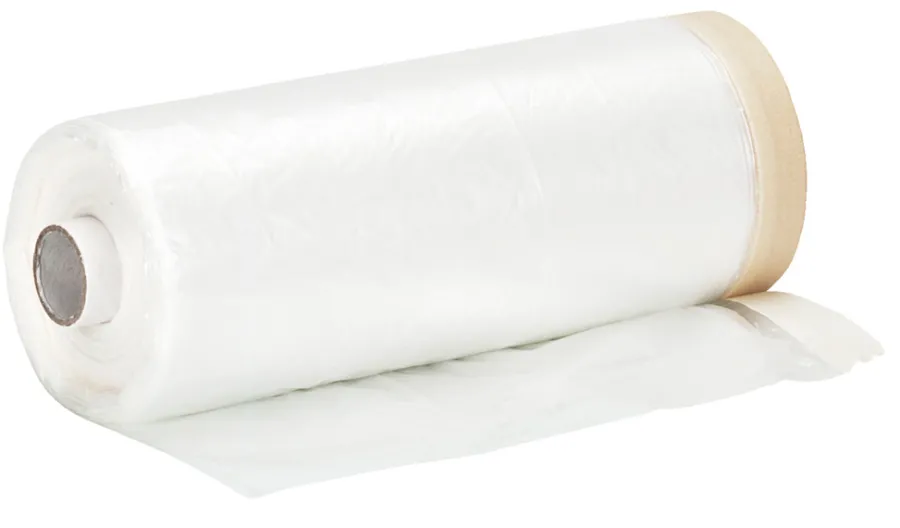 LUXI® Afdækning|Afdækningsfolie med tape 140 cm x 33 meter -