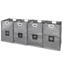 Affaldssortering|Affaldssorteringsposer m/velcrosystem 4 stk.