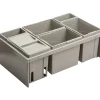 Skraldespande|Affaldssortering|Affaldssortering til skuffe 6 spande 80 cm