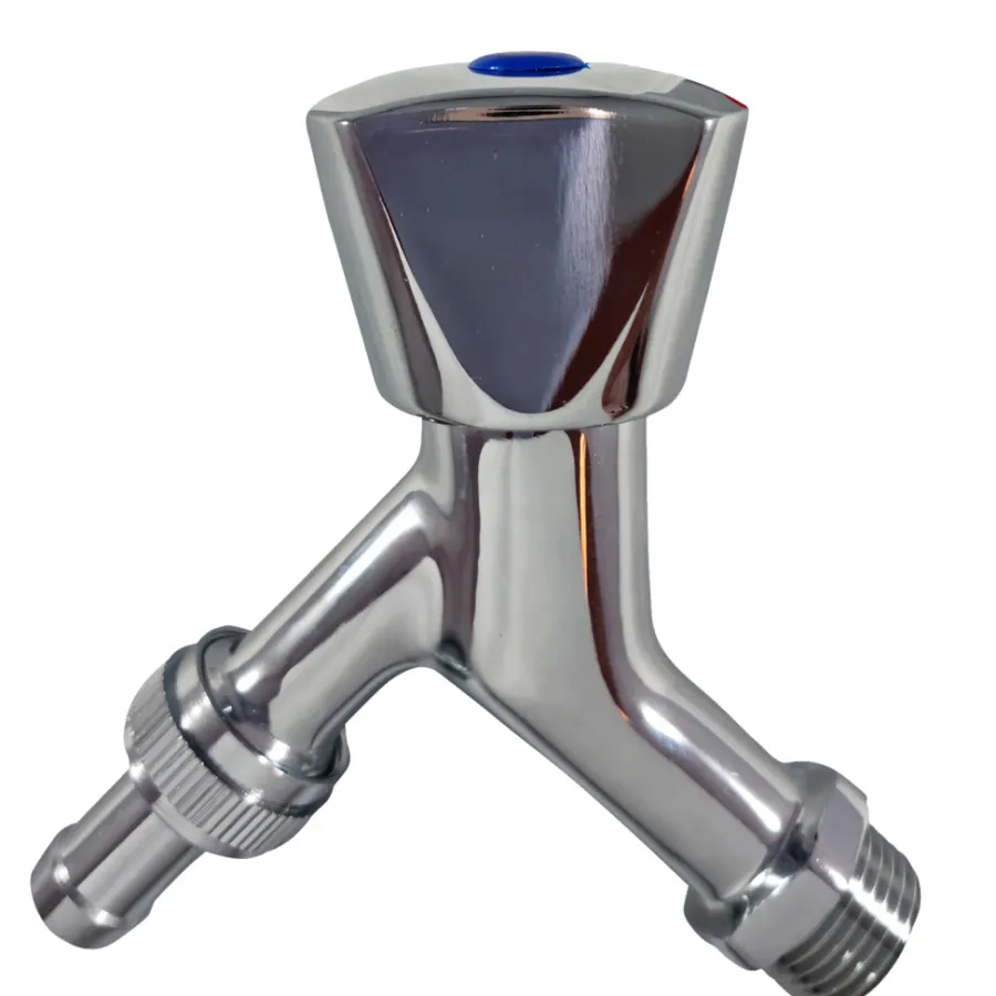 Haner & Ventiler|Aftapventil 1/2" med metalgreb krom