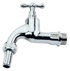 Haner & Ventiler|Aftapventil 3/4" med T-greb krom