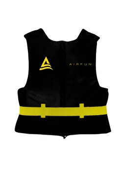 Airfun Vandsport|svømmevest >90 kg sort/gul