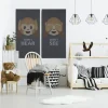 FibroTech Akustikpaneler & Tilbehør|Akustikbillede Art-Acoustic see 60 x 120 cm - mørk grå