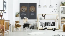 FibroTech Akustikpaneler & Tilbehør|Akustikbillede Art-Acoustic see 60 x 120 cm - mørk grå