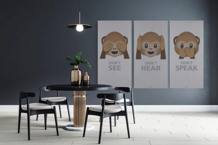FibroTech Akustikpaneler & Tilbehør|Akustikbillede Art-Acoustic see 60 x 120 cm - lys grå