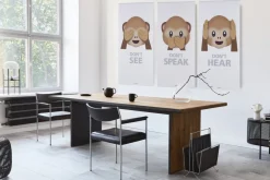 FibroTech Akustikpaneler & Tilbehør|Akustikbillede Art-Acoustic speak 60 x 120 cm - hvid