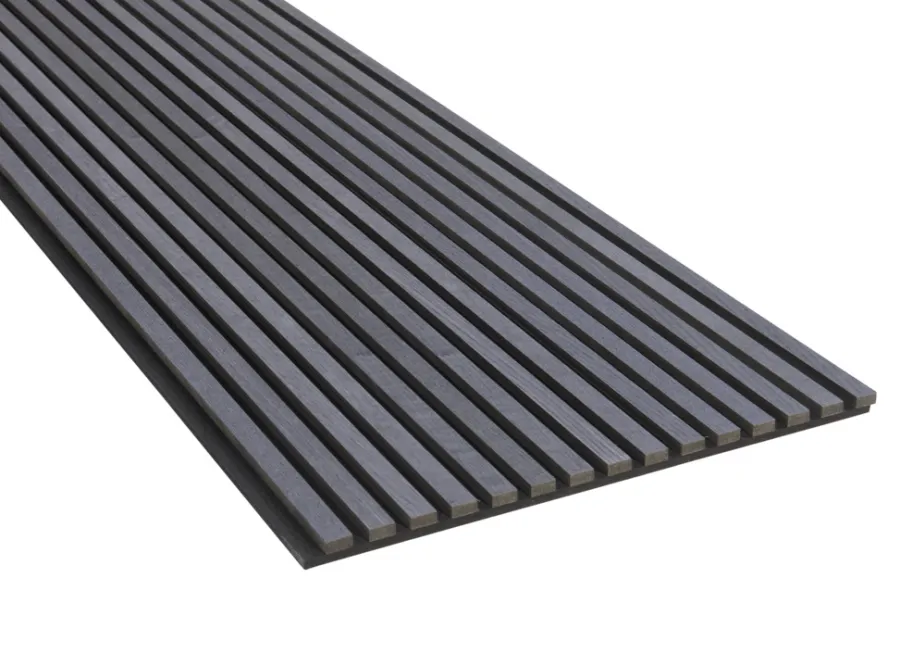 FibroTech Akustikpaneler & Tilbehør|Loftbeklædning|Akustikpanel Premium 22 x 605 x 2440 mm Black Oak