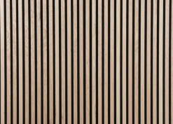 FibroTech Akustikpaneler & Tilbehør|Loftbeklædning|Akustikpanel Premium 22 x 605 x 2440 mm Light oak