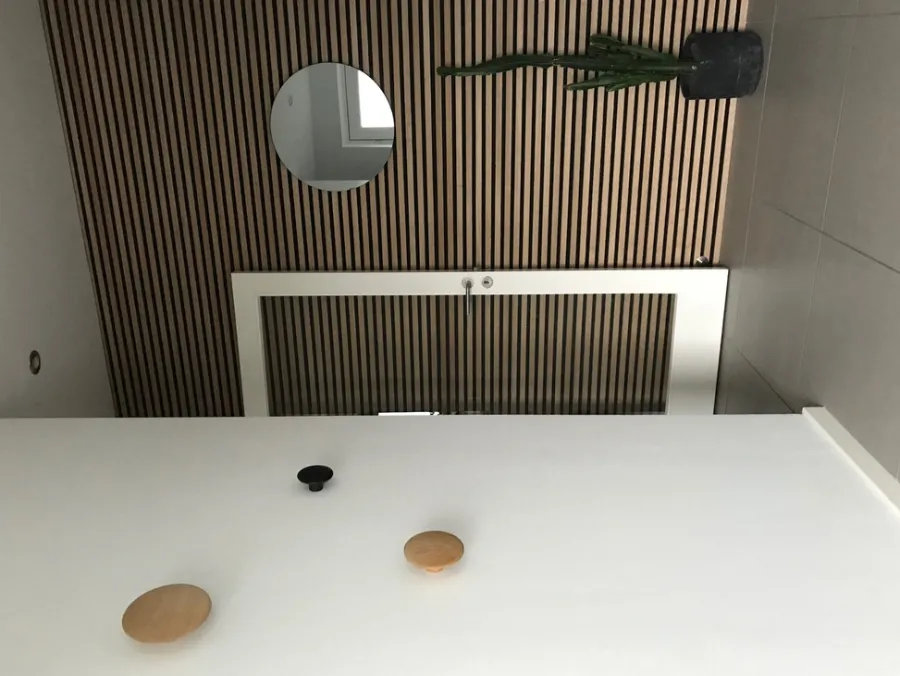 FibroTech Akustikpaneler & Tilbehør|Loftbeklædning|Akustikpanel Premium 22 x 605 x 2440 mm Light oak
