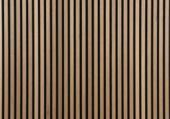 FibroTech Akustikpaneler & Tilbehør|Loftbeklædning|Akustikpanel Premium 22 x 605 x 2440 mm Oiled oak