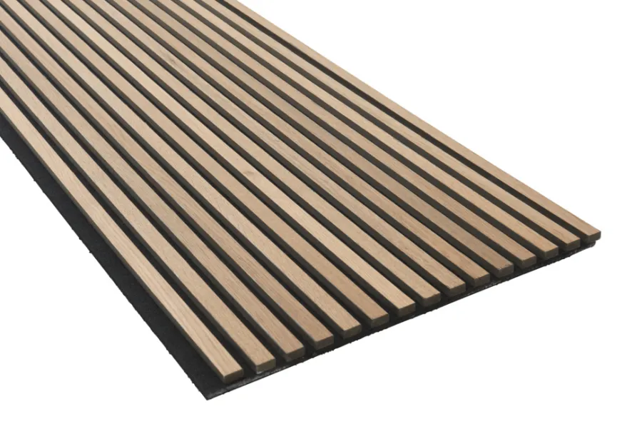 FibroTech Akustikpaneler & Tilbehør|Loftbeklædning|Akustikpanel Premium 22 x 605 x 2440 mm Oiled oak
