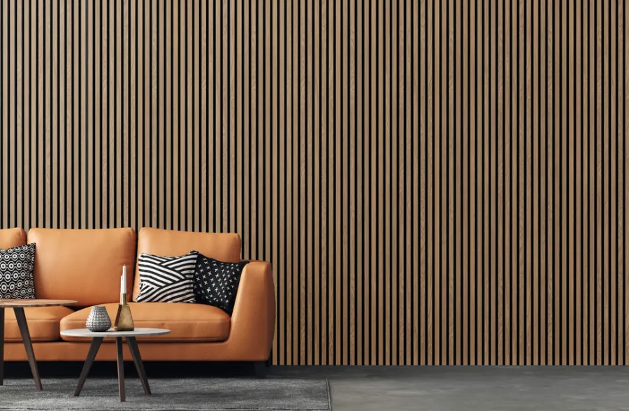 FibroTech Akustikpaneler & Tilbehør|Loftbeklædning|Akustikpanel Premium 22 x 605 x 2440 mm Oiled oak