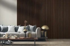 FibroTech Loftbeklædning|Akustikpanel Premium 22 x 605 x 2440 mm Smoked oak