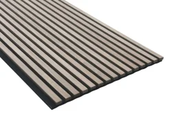FibroTech Akustikpaneler & Tilbehør|Loftbeklædning|Akustikpanel Premium 22 x 605 x 2440 mm Walnut