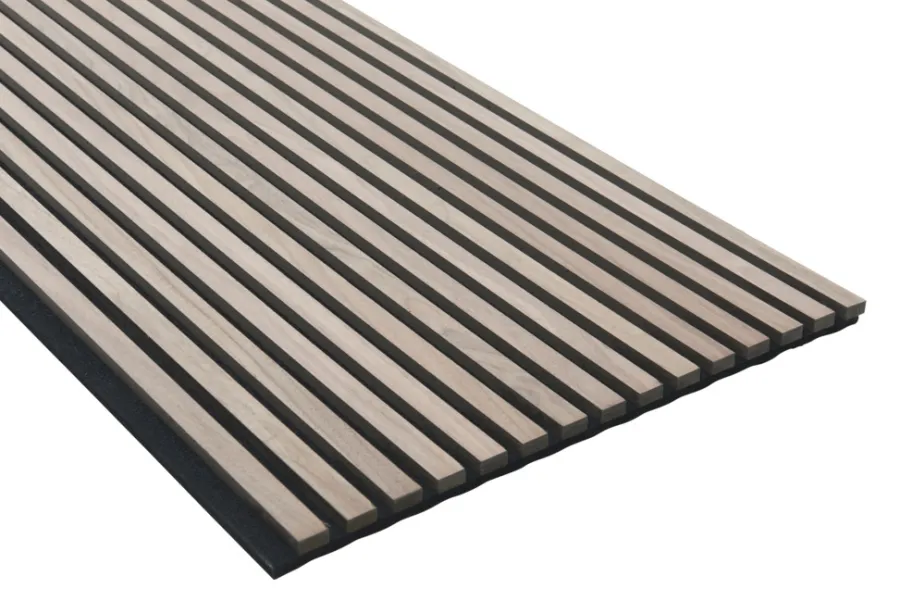 FibroTech Akustikpaneler & Tilbehør|Loftbeklædning|Akustikpanel Proff 22 x 605 x 3000 mm Walnut