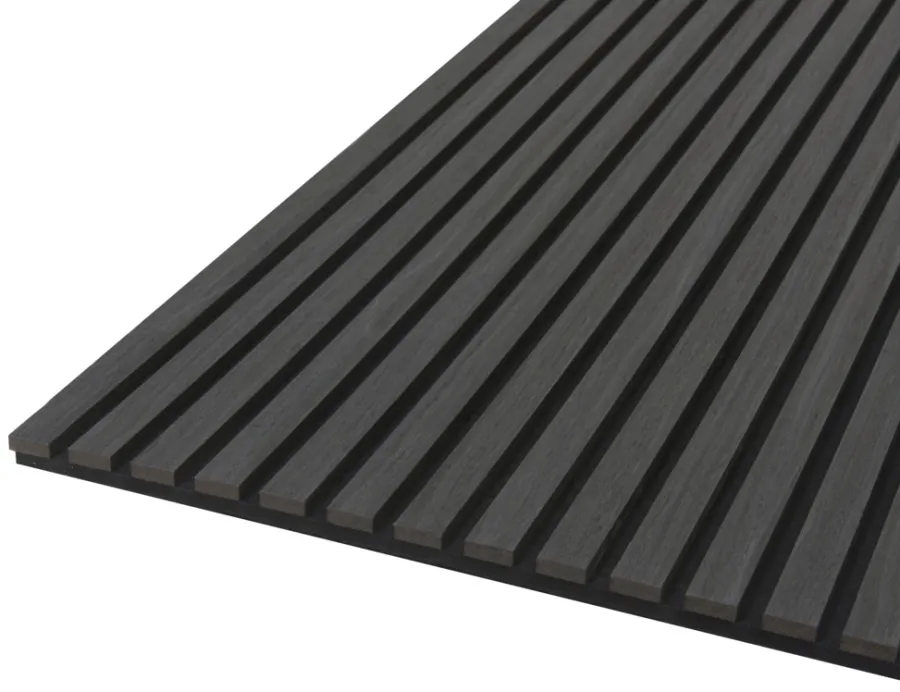 FibroTech Akustikpaneler & Tilbehør|Loftbeklædning|Akustikpanel Quanti 18 x 520 x 2440 mm Black oak