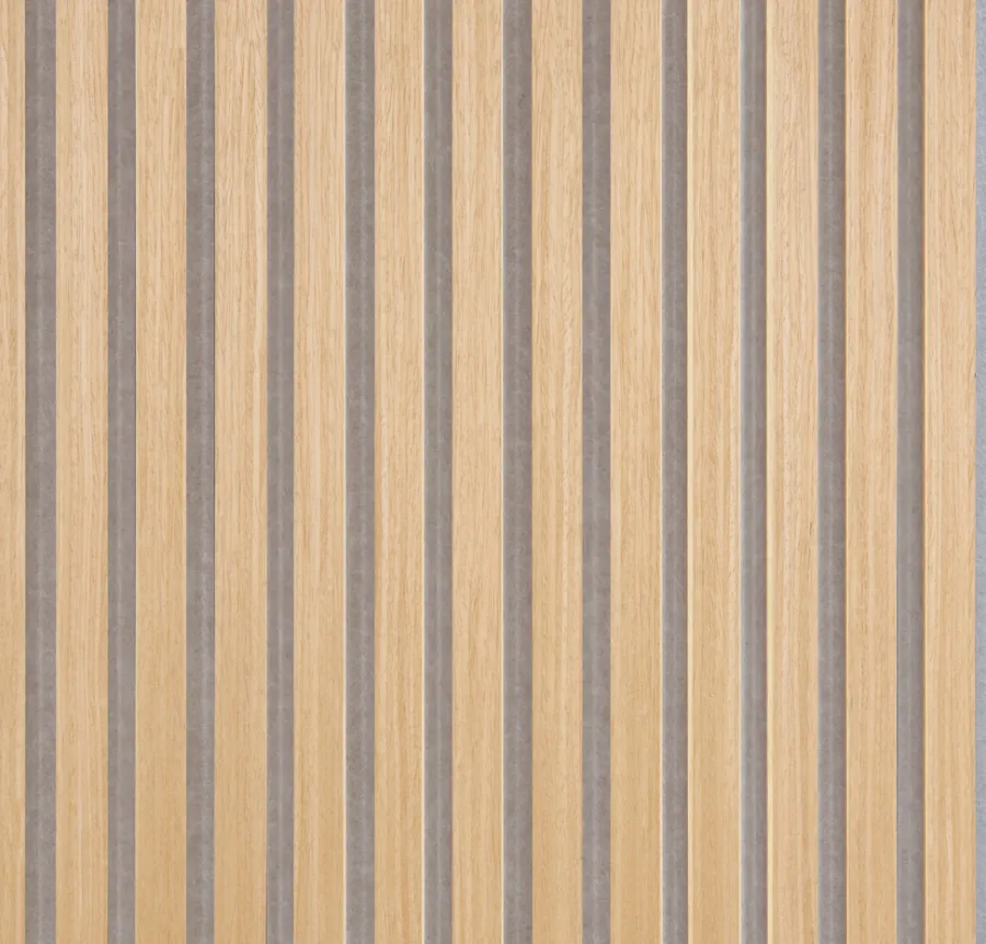 FibroTech Akustikpaneler & Tilbehør|Loftbeklædning|Akustikpanel Quanti 18 x 520 x 2440 mm Light oak