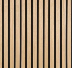 FibroTech Akustikpaneler & Tilbehør|Loftbeklædning|Akustikpanel Quanti 18 x 520 x 2440 mm Light oak