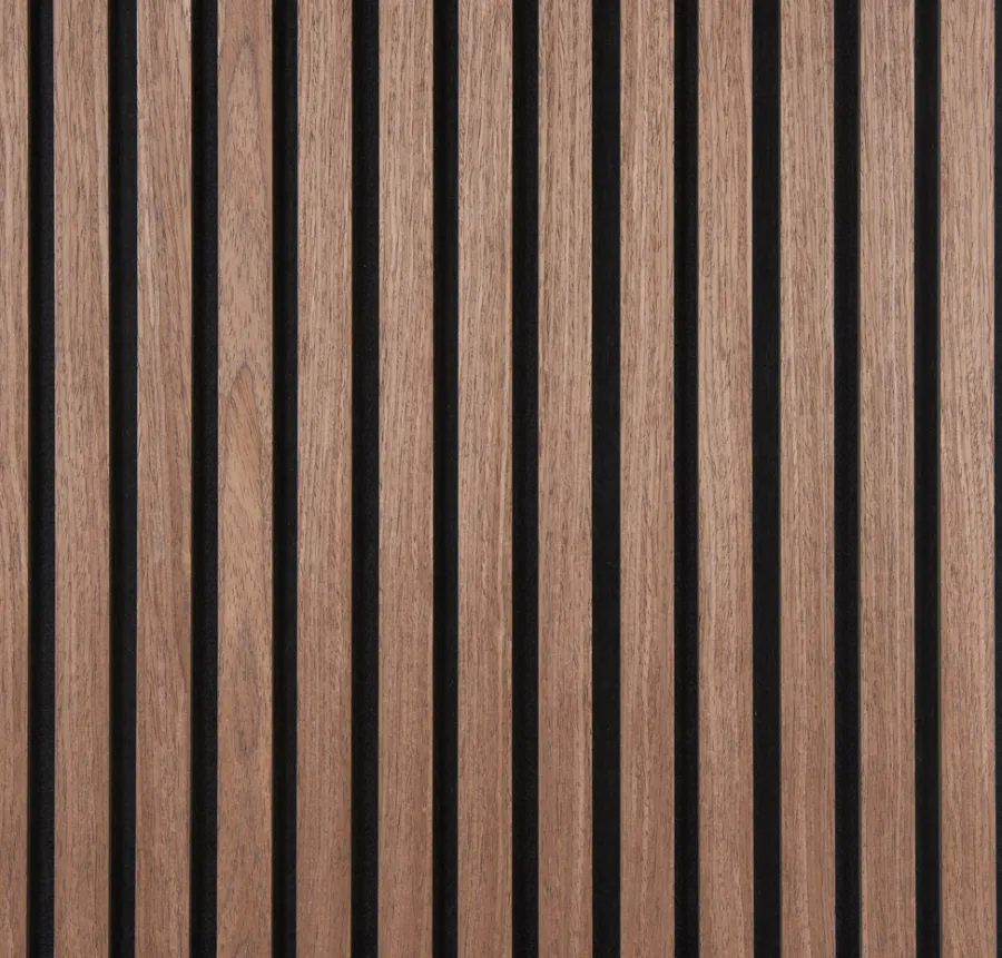 FibroTech Akustikpaneler & Tilbehør|Loftbeklædning|Akustikpanel Quanti 18 x 520 x 2440 mm Walnut