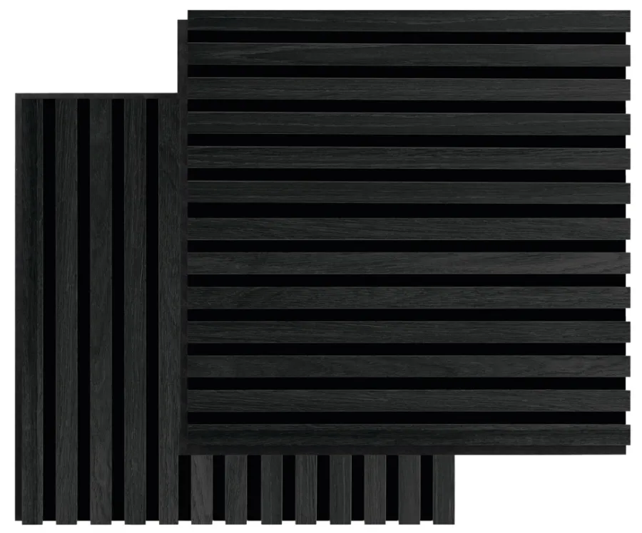 FibroTech Akustikpaneler & Tilbehør|Loftbeklædning|Akustikpanel Square 22 × 520 × 520 mm 2-pk. Black oak
