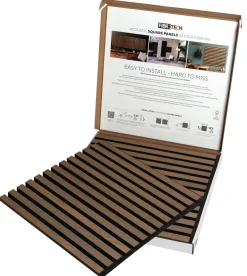 FibroTech Akustikpaneler & Tilbehør|Akustikpanel Square 22 × 520 × 520 mm 2-pk. Oiled oak