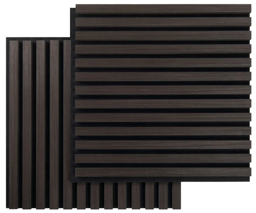 FibroTech Akustikpaneler & Tilbehør|Akustikpanel Square 22 × 520 × 520 mm 2-pk. Smoked oak