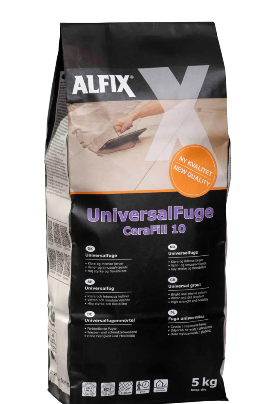 Alfix Fugeprodukter|CeraFill 10 universalfuge - grå