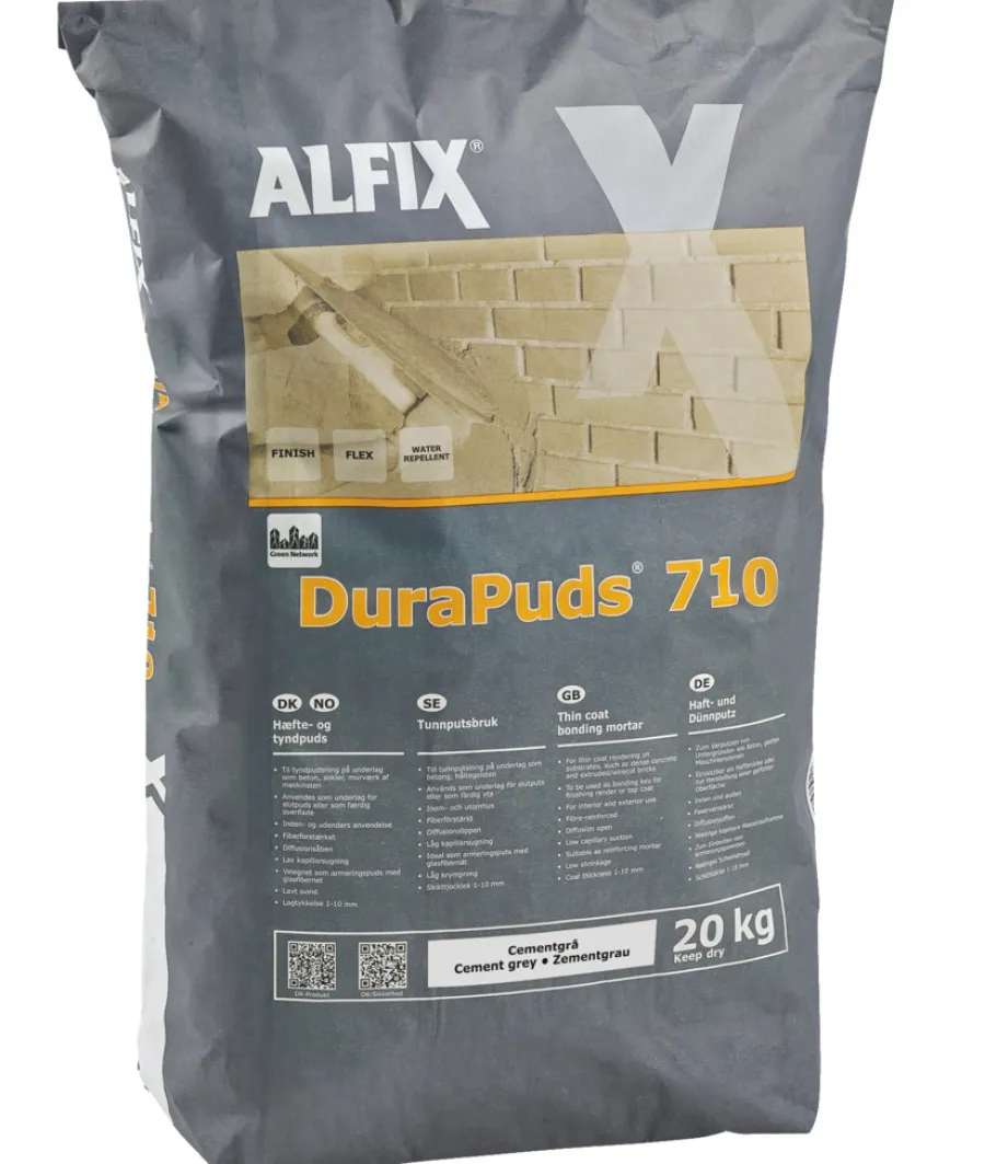 Alfix Cement & Mørtel|Durapuds 710 - cementgrå - 20 kg