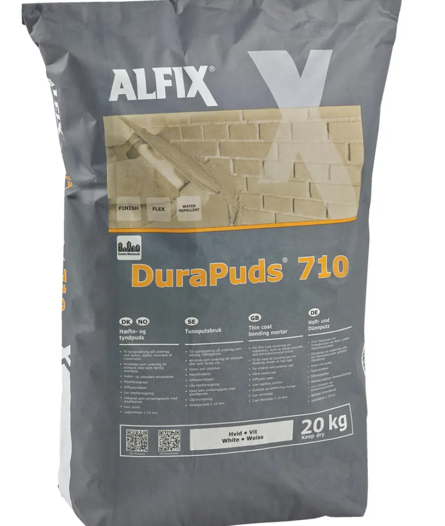 Alfix Cement & Mørtel|DuraPuds 710 20 kg Hvid