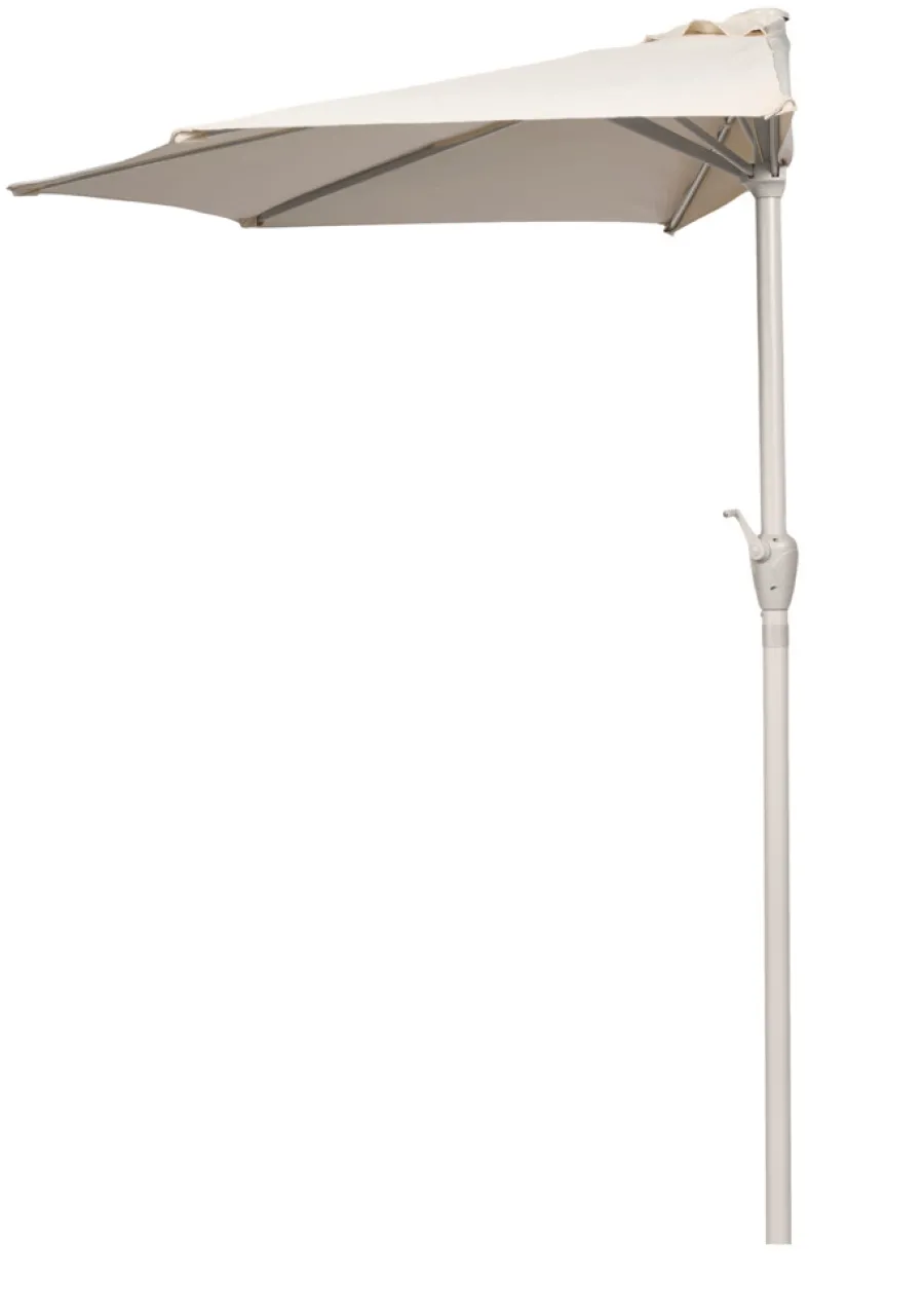Parasoller & Markiser|Altanparasol m/krank B270 x D135 x H234 cm Sandgrå