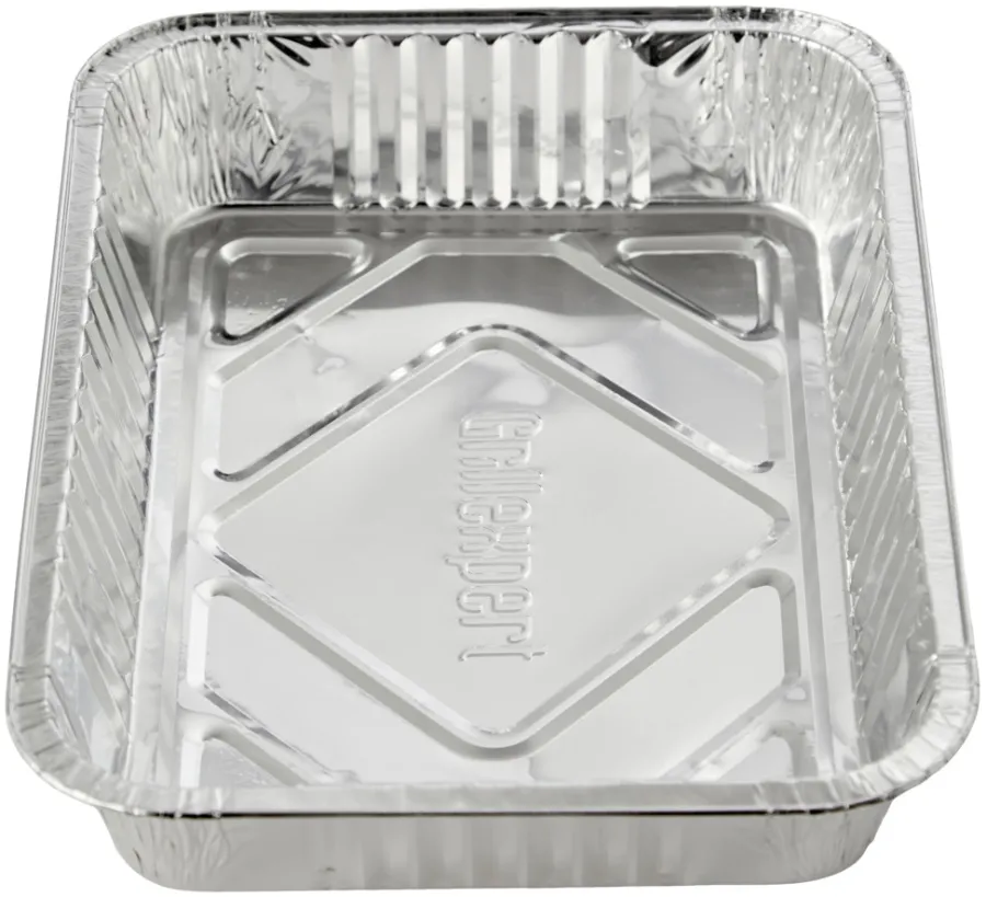 Grillexpert® Grilltilbehør|Alubakke 24,5 x 17,5 cm 5 stk. -