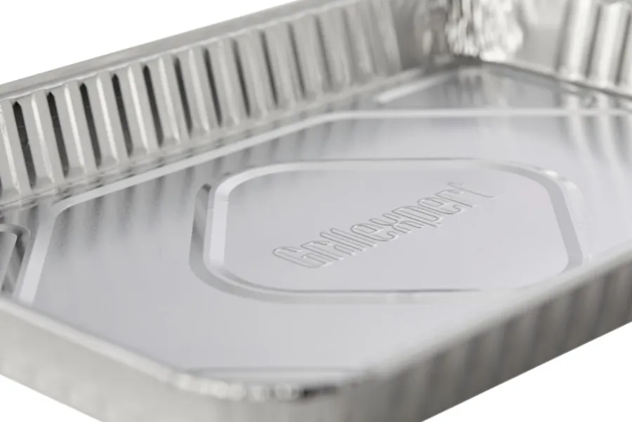 Grillexpert® Grilltilbehør|Alubakke 32,5 x 22,5 x 3,2 cm - 5 stk. -