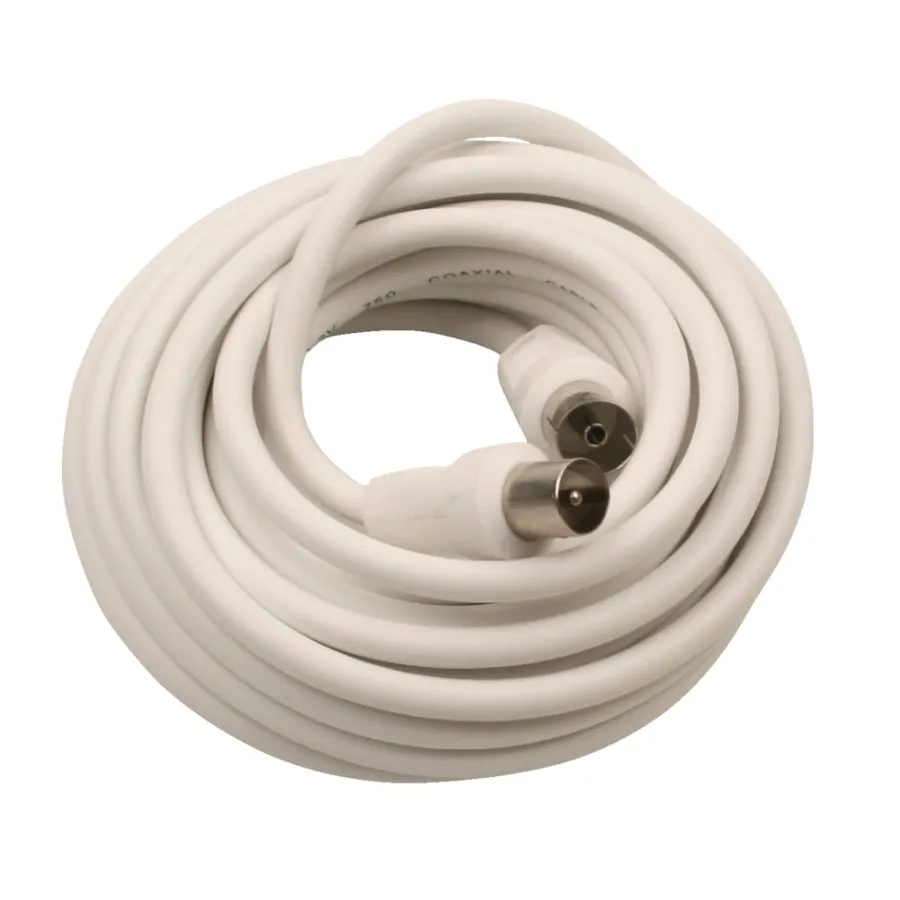 Elworks Antennekabler|Antennekabel m/stik std. coax 5 meter -