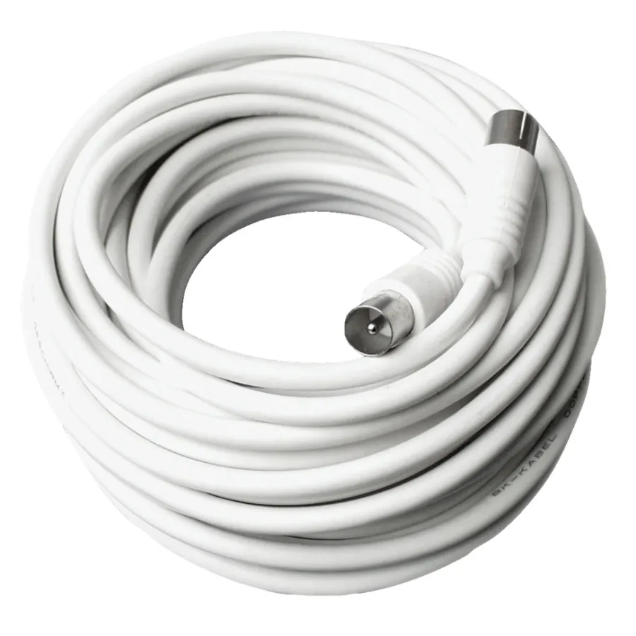 Elworks Antennekabler|Antennekabel m/stik std. coax 10 meter -