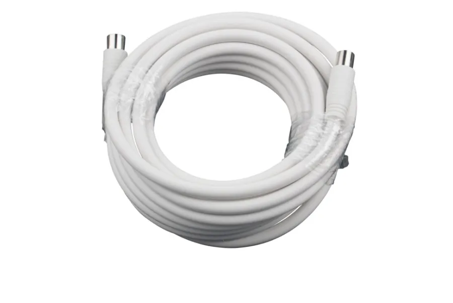 Triax Antennekabler|Antenneledning m/stik HF-tæt 5 meter