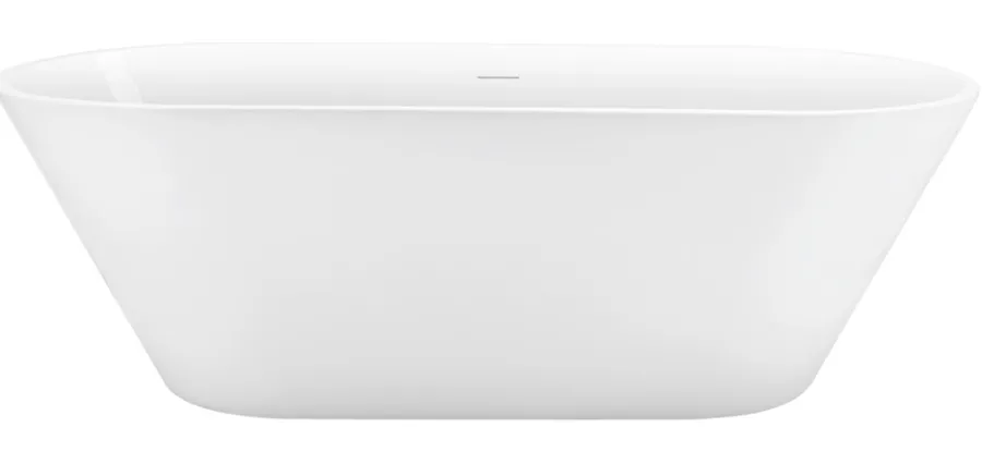 Badekar|Badekar ovalt fritstående 166 x 72 x 58 cm