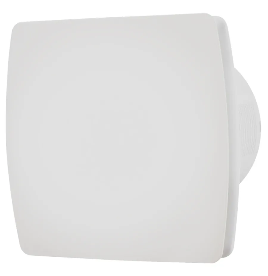 GRAD Ventilation|Badrumsventilator hvid m/hygrostat og timer - Hvid plast