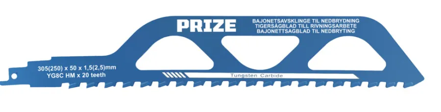 PRIZE® Savblade & -Klinger|Bajonetsavklinge 305 mm -