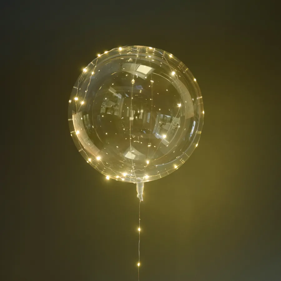 Pynt & Festudstyr|Ballon med 40 Micro-LED Ø50 cm 2-pk.