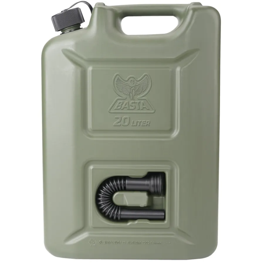 Basta Biltilbehør|benzindunk plast 20 liter