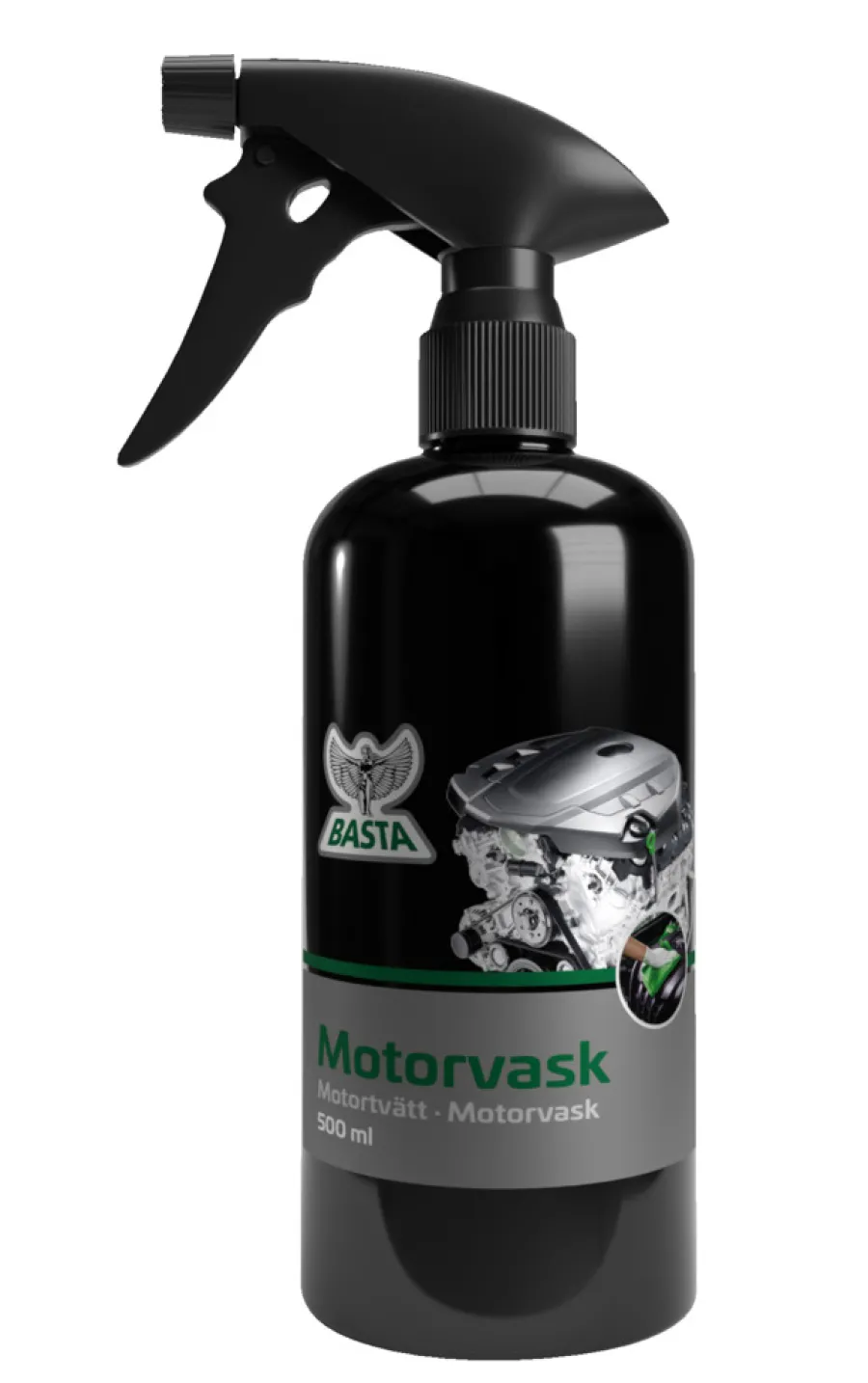 Basta Rengøring & Pudsemidler|motorvask 500 ml