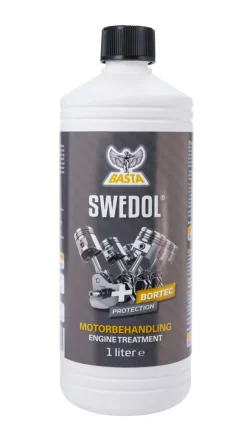 Basta Motorolie & Sprinklervæske|Swedol motorbehandling 1 liter