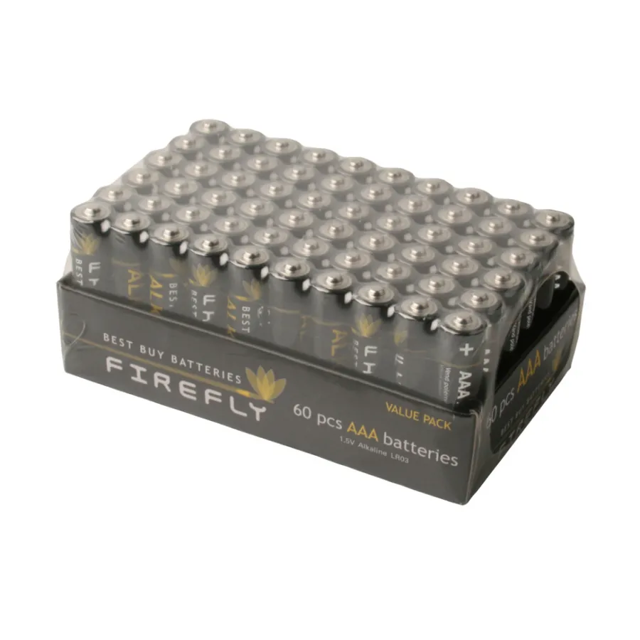 Firefly Batterier|Batteri AAA 60-pk. -