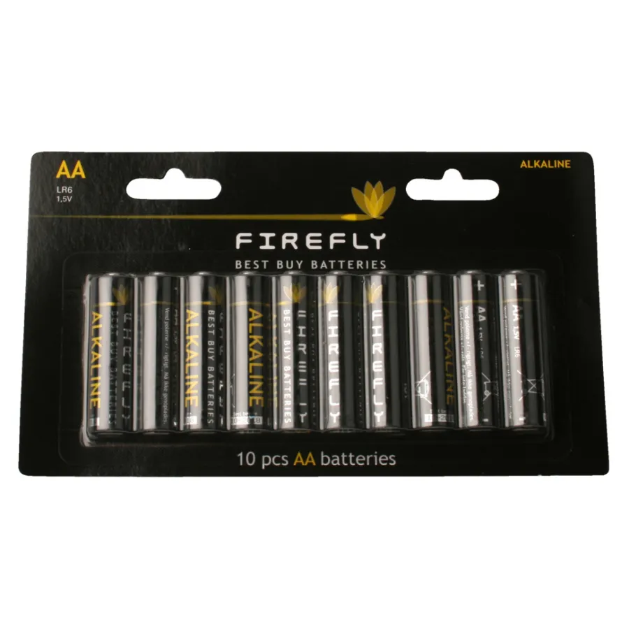 Firefly Batterier|Batteri AA 10-pk. -