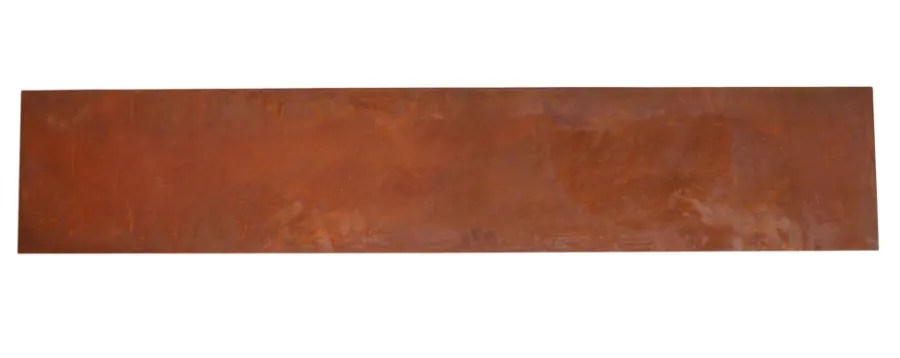 Horton Bedafgrænsning & Minihegn|Bedkant med bukket kant cortenstål 24 x 125 cm