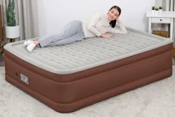 Bestway Luftmadrasser & Pumper|AlwayzAire Fortech luftmadras 203 x 152 cm Brun med mønster