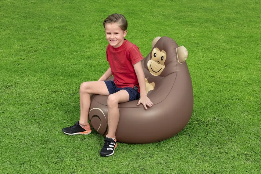 Bestway Sæsonafslutning|Telte & Campingmøbler|Cozy Critters oppustelig stol abe