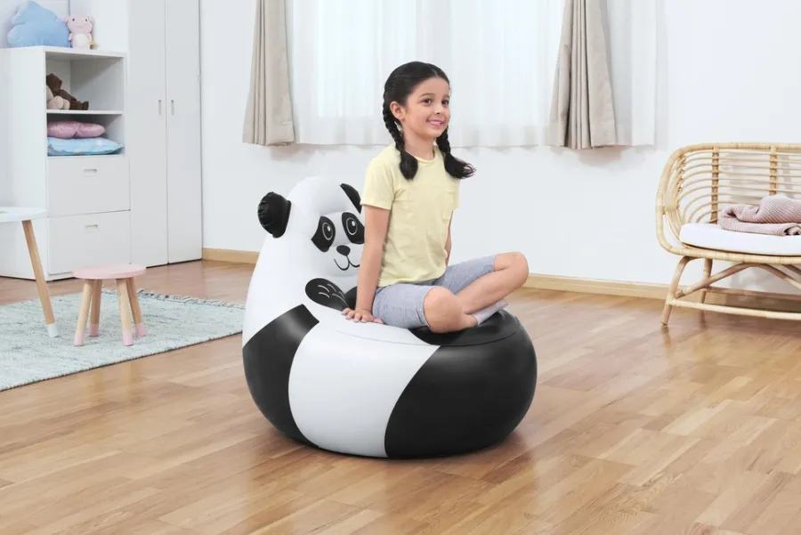Bestway Sæsonafslutning|Telte & Campingmøbler|Cozy Critters oppustelig stol panda