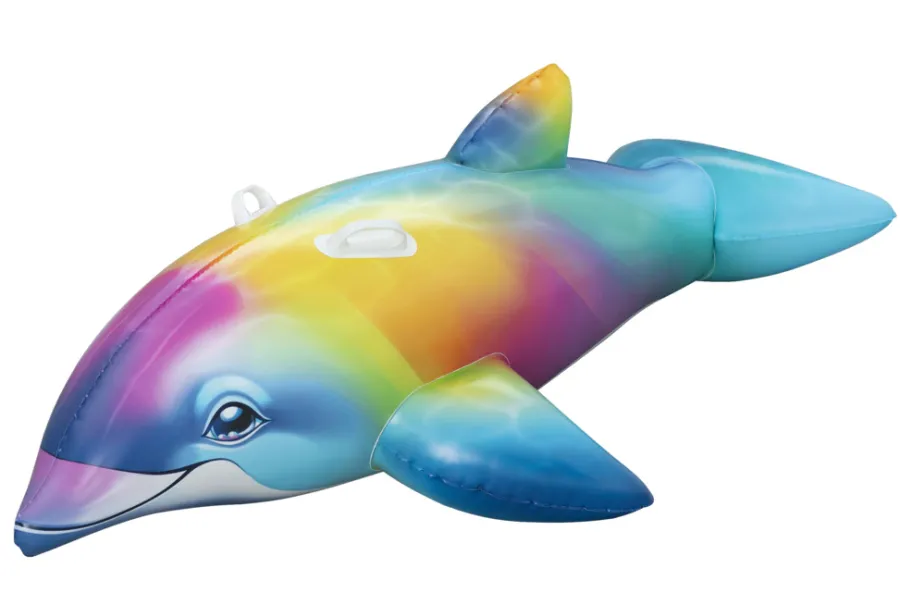 Bestway Strand- & Badelegetøj|Badedyr & Vandleg|Dolphin Daydream badedyr 168 x 66 cm Multifarvet